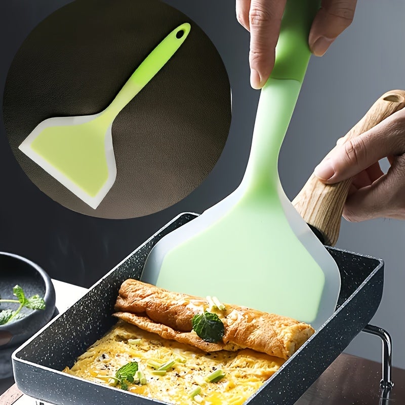 4-Piece Silicone Spatula Set - Semi-Transparent Kitchen Turners - Image 2