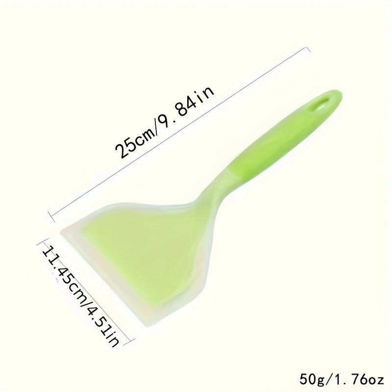 4-Piece Silicone Spatula Set - Semi-Transparent Kitchen Turners - Image 5