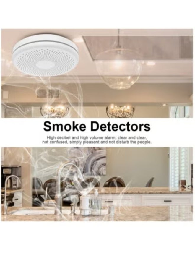 Tuya Smart WiFi Carbon Monoxide  Fire Alarm – Battery Powered Security Detector with Remote Control via Smart Life App - Image 5