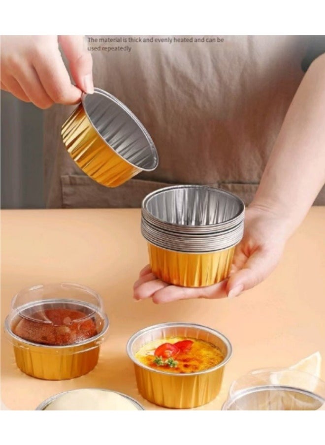 Generic - 20Pcs Tin Paper Box Air Fryer Special Tin Paper Box Food Grade Baking Oven Aluminum Foil Tray - Image 1