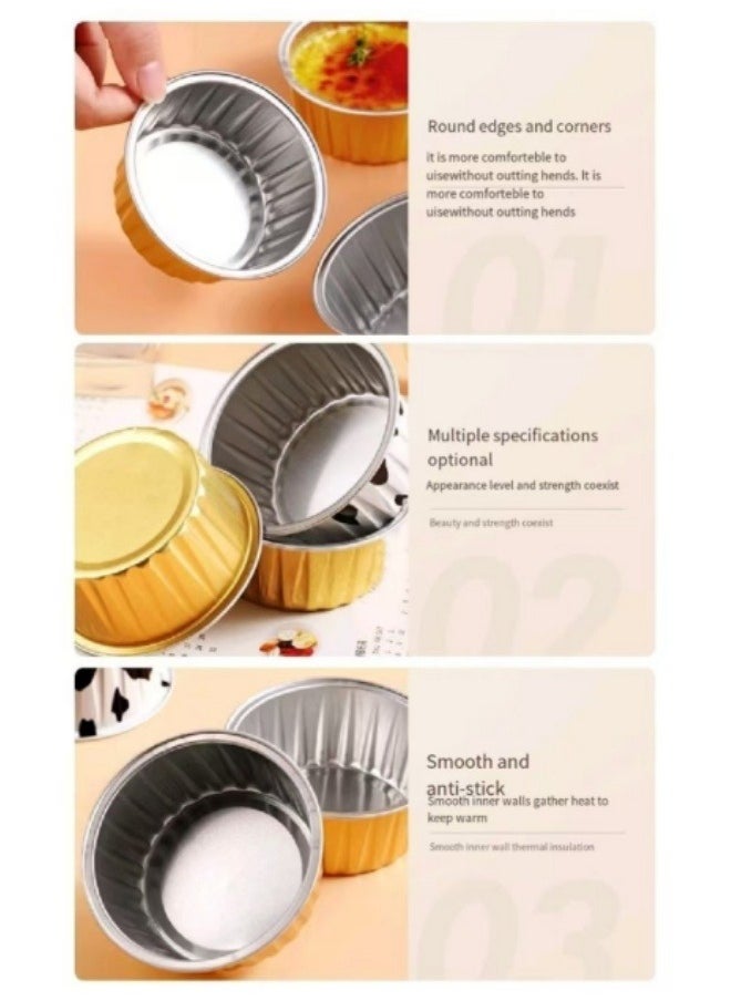 Generic - 20Pcs Tin Paper Box Air Fryer Special Tin Paper Box Food Grade Baking Oven Aluminum Foil Tray - Image 1