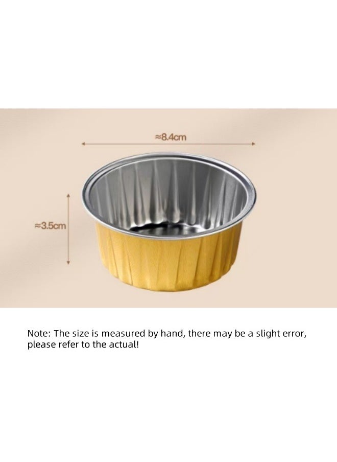 Generic - 20Pcs Tin Paper Box Air Fryer Special Tin Paper Box Food Grade Baking Oven Aluminum Foil Tray - Image 1