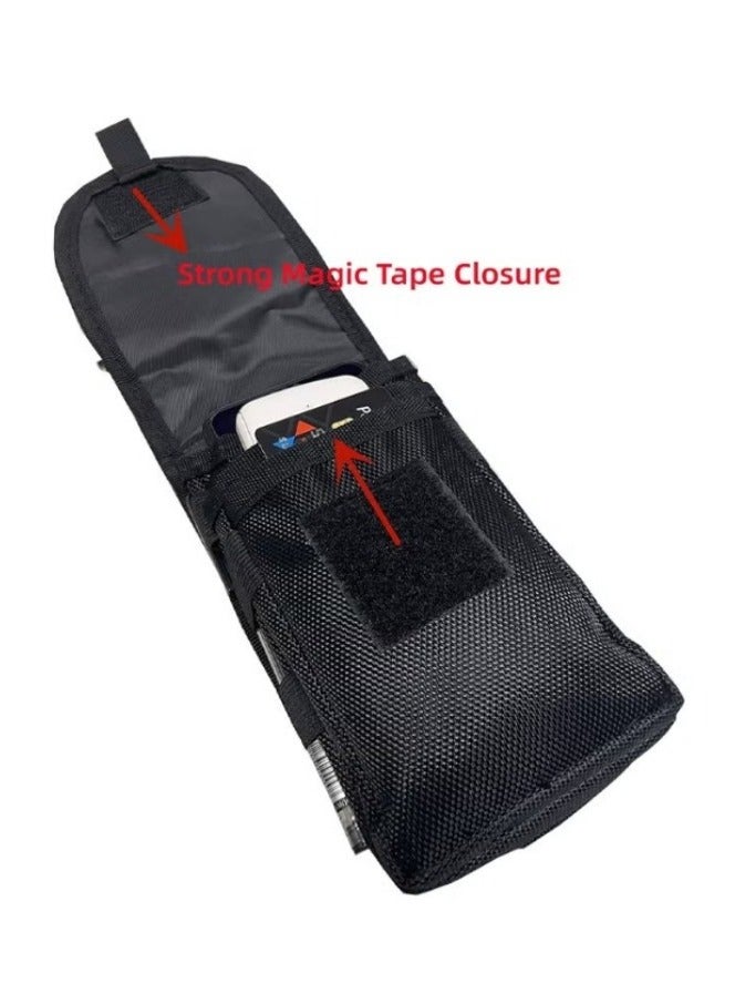 Phone Case Holder, Large Smartphone Pouch, Multi-Purpose Phone Belt Pouch, Cell Phone Tool Holder, Tactical Phone Holster Carrying Case, Belt Loop Pouch Men's Waist Pocket for Hiking & Rescue  - Image 5