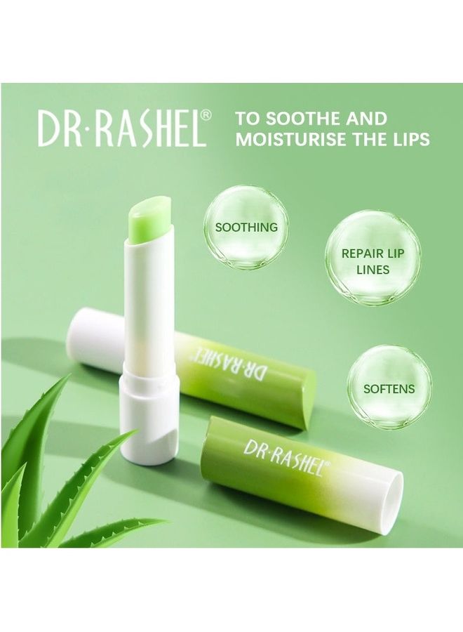 DR. RASHEL Lip Balm Series Soothe and Moisturizing Lips - Aloe Vera Green - Image 5