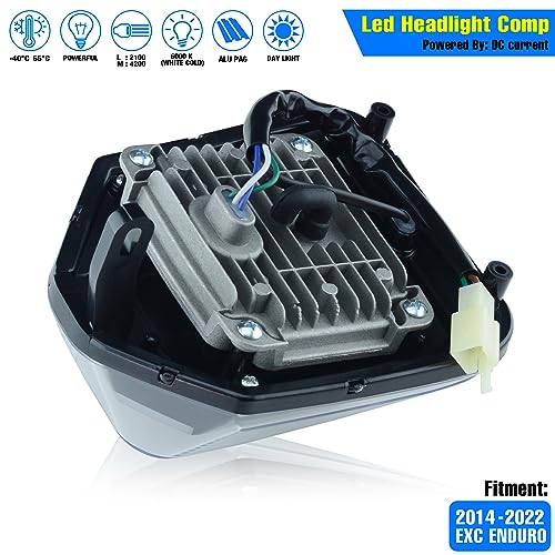 MCHMFG مصباح أمامي LED لدراجة مائية MCHMFG لدراجة نارية ودراجة بيك للمسارات لدراجة إنذور الترابية مثل SX SX-F EXC - Image 4