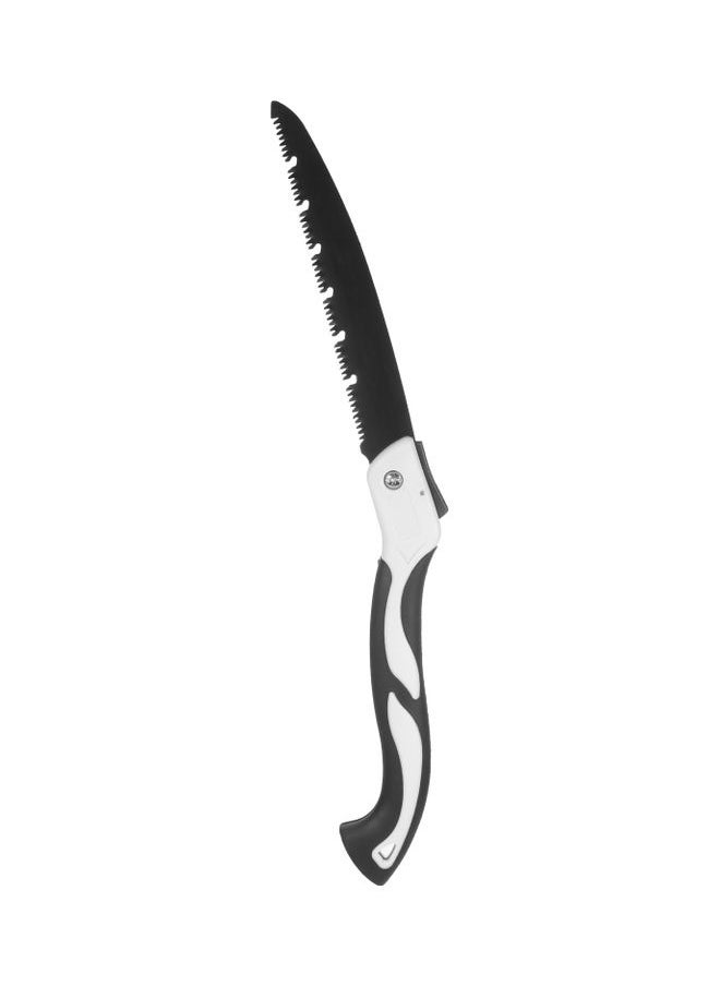 NIBEMINENT Non-Slip Folding Pruning Saw Black/White  - Image 1