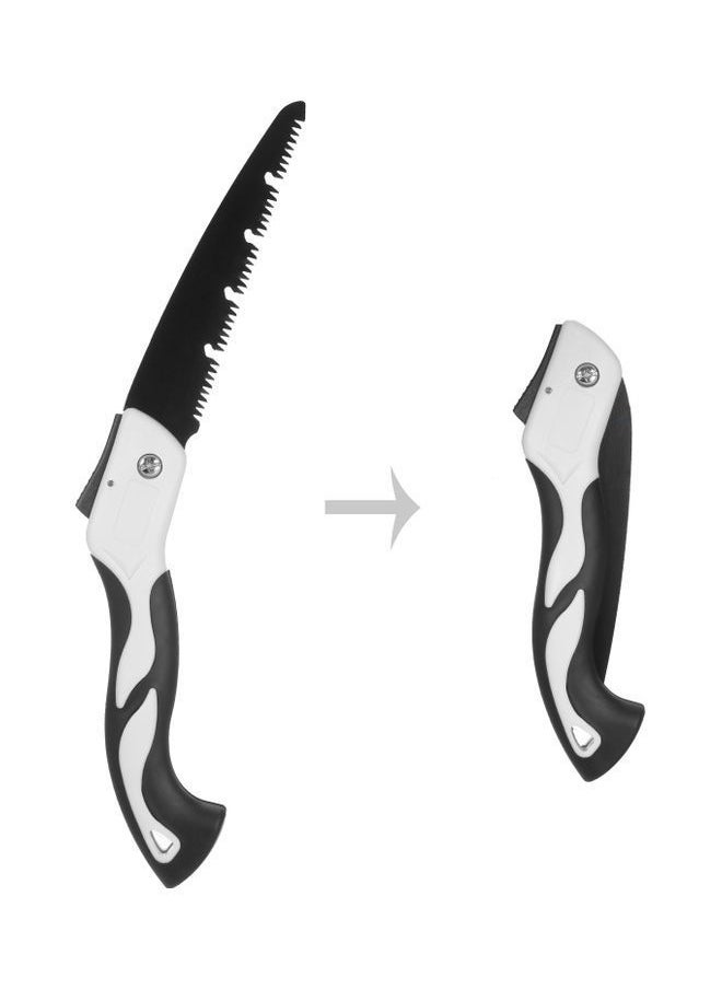 NIBEMINENT Non-Slip Folding Pruning Saw Black/White  - Image 4