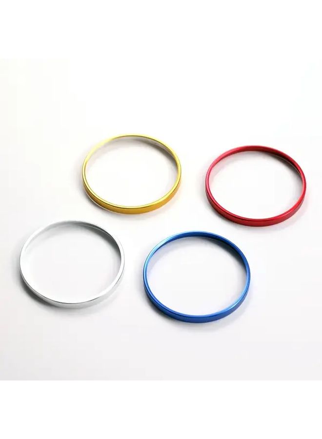 1pc Aluminum Decorative Ring For Car Automatic Headlight Switch Frame Golden Sticker Suitable For Magotan Jetta Golf CC And Tiguan L - Image 4
