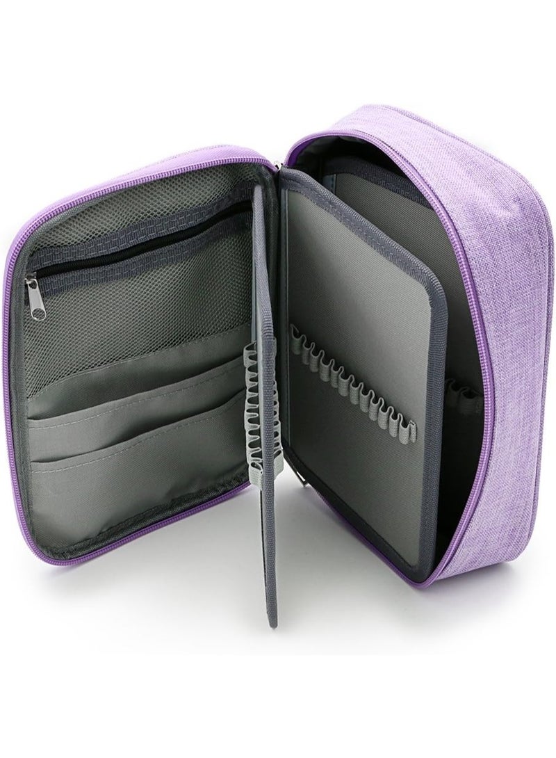 Pencil Case for 72 Sketching Supplies – Large-Capacity Oxford Cloth Stationery Organizer, Simple Design Pencil Storage Bag - Image 3