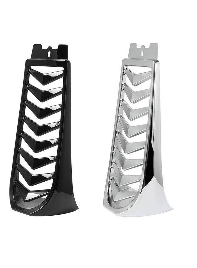 Black Chin Spoiler Radiator Guard For Harley Softail Street Bob 2018-2023 - Image 1