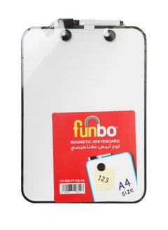 Funbo A4 Size Whiteboard With Accessories Assorted Colours  - Image 2