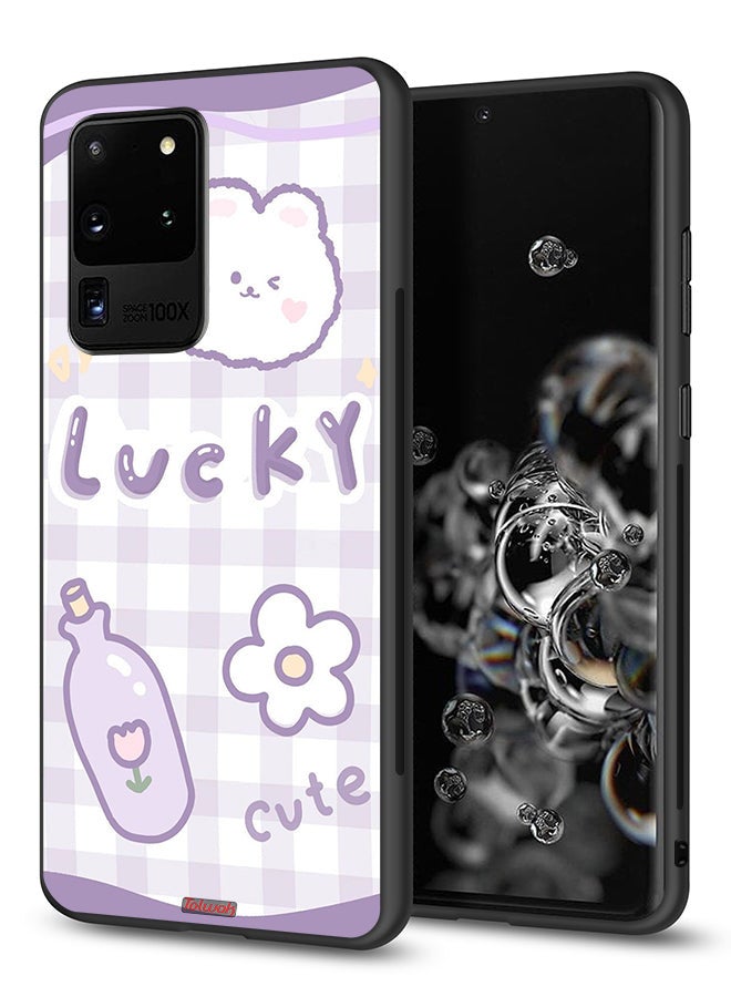 Tolwak Samsung Galaxy S20 Ultra Protective Case Cover Lucky Cute - Image 1