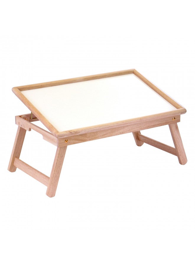 Winsome Winsome 24.6-Inch Breakfast Folding Bed Tray with Flip Top, Natural (98721) - Image 2