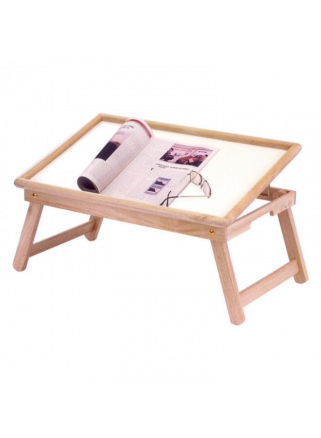 Winsome Winsome 24.6-Inch Breakfast Folding Bed Tray with Flip Top, Natural (98721) - Image 3