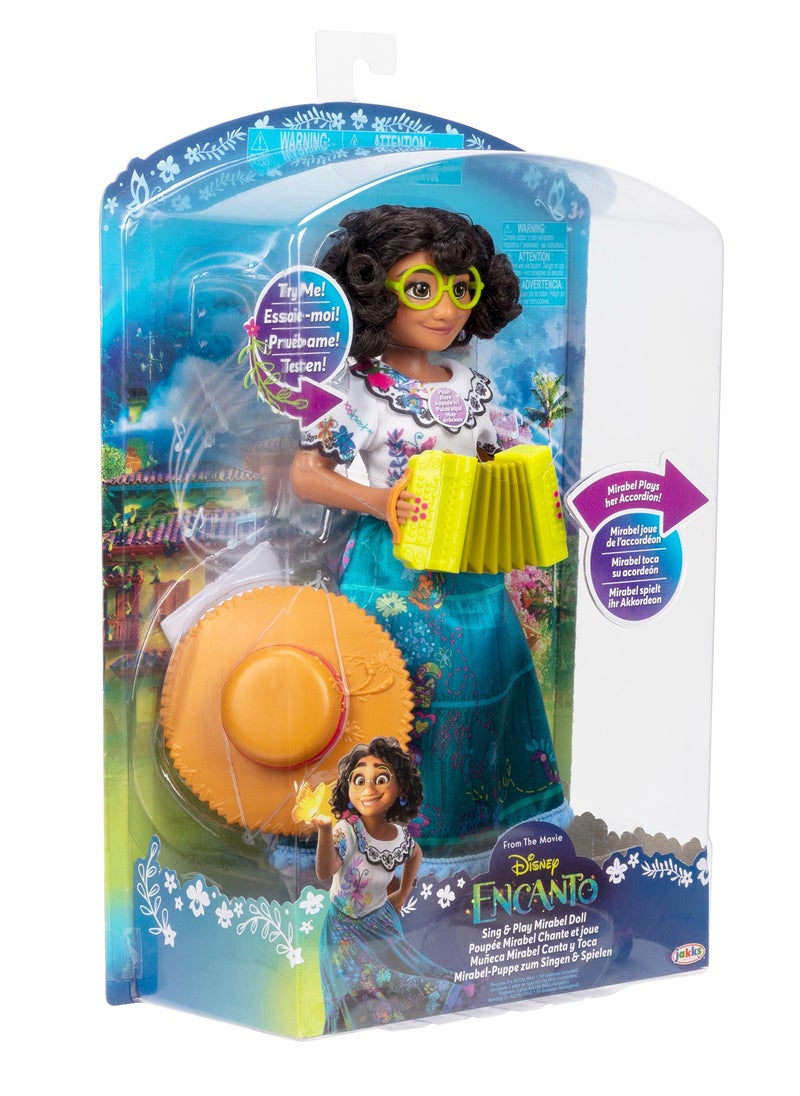 Disney - Encanto Sing and Play Mirabel Feature Doll 11-Inches | Fashion Doll | The Madrigal Family | Collectible Doll | Gift for Kids and Teens - Image 1