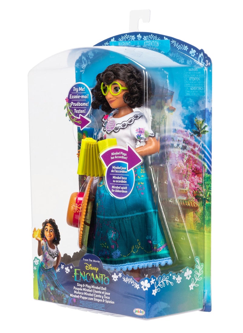Disney - Encanto Sing and Play Mirabel Feature Doll 11-Inches | Fashion Doll | The Madrigal Family | Collectible Doll | Gift for Kids and Teens - Image 1