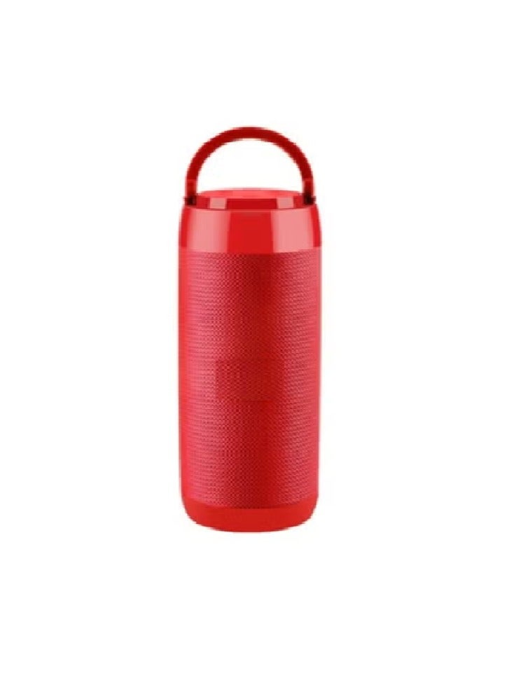Tg 113c Portable Bluetooth Speaker With Fm Radio Tf Card Aux Surround Bass Subwoofer -RED - Image 1