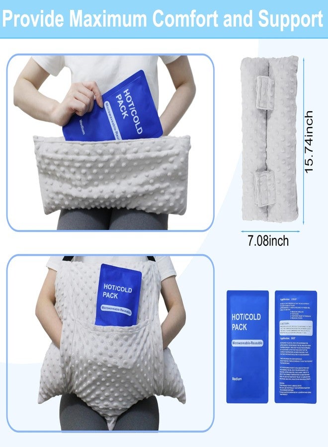 galactruly Hysterectomy Pillow, Mastectomy Pillow, 3 Pcs-Hysterectomy Recovery Must Haves, Surgery Recovery Ice/Hot Pack, Seatbelt Pillow, C-Section Recover Essentials - Image 3
