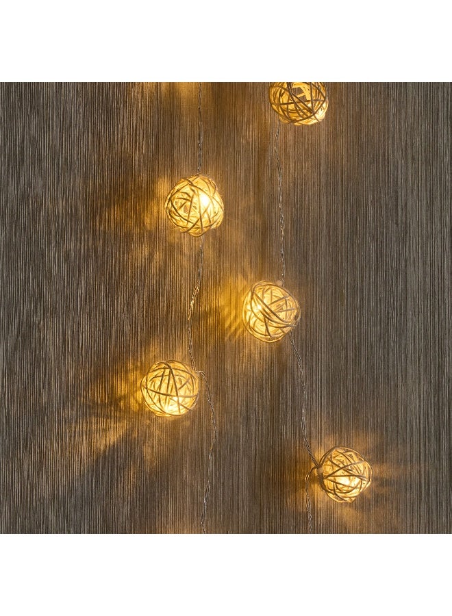 Home Box Rattan Ball LED String Lights for Home Decor - Image 3