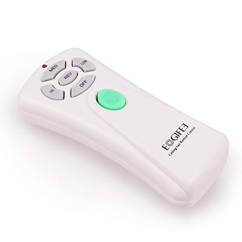 Eogifee Ceiling Fan Remote Control with Reverse, Light Dimmer, 3 Speed Adjustable Control of Replacement of Hampton Bay CHQ7080T UC7080T Remote Control Only Remote - Image 4