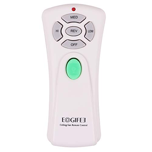 Eogifee Ceiling Fan Remote Control with Reverse, Light Dimmer, 3 Speed Adjustable Control of Replacement of Hampton Bay CHQ7080T UC7080T Remote Control Only Remote - Image 1