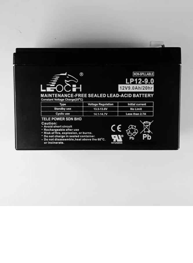 ليوك بطاريه لوتش 12 فولت - 9امبير - Image 2
