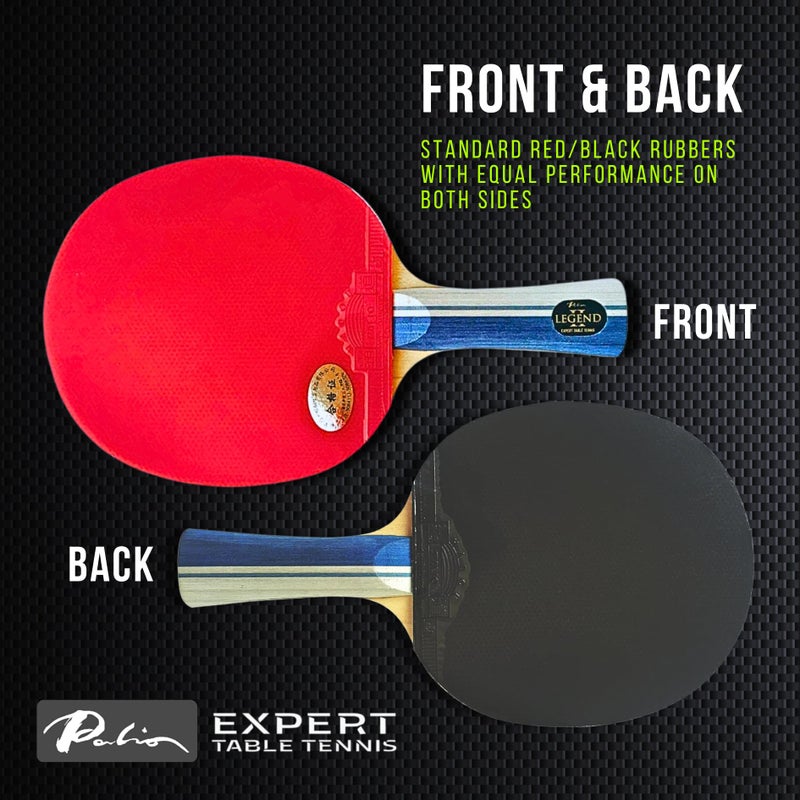 Expert Table Tennis Palio Legend 2.0 Table Tennis Racket & Case | ITTF-Approved Advanced Ping Pong Paddle | Maximum Power, Speed & Spin - Image 4