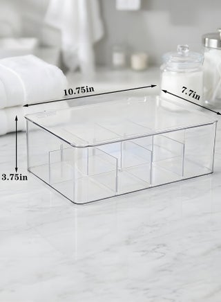 Tea Bag Organizer,Stackable Tea Bag Storage with Lid,Coffee and Tea Organizer for Kitchen Pantry Cabinets and Countertops, Holder for Tea Bags,Coffee,Sugar Packets,Condiments,Small Packets - view 5