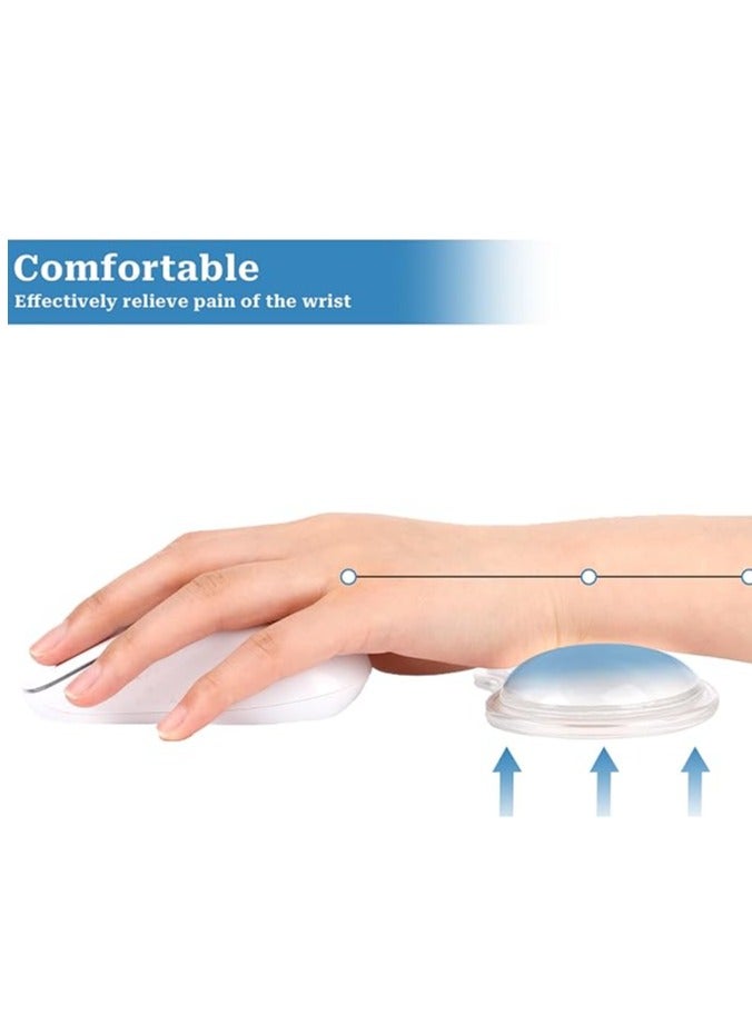 تمر (فاكهة) 【تصميم مريح】 وسادة معصم من جل السيليكون للماوس ولوحة المفاتيح، مقاومة للانزلاق، مضادة للماء ومريحة للحمل، مثالية للاعبين ومستخدمي المكاتب وأجهزة الكمبيوتر المحمولة - Image 4