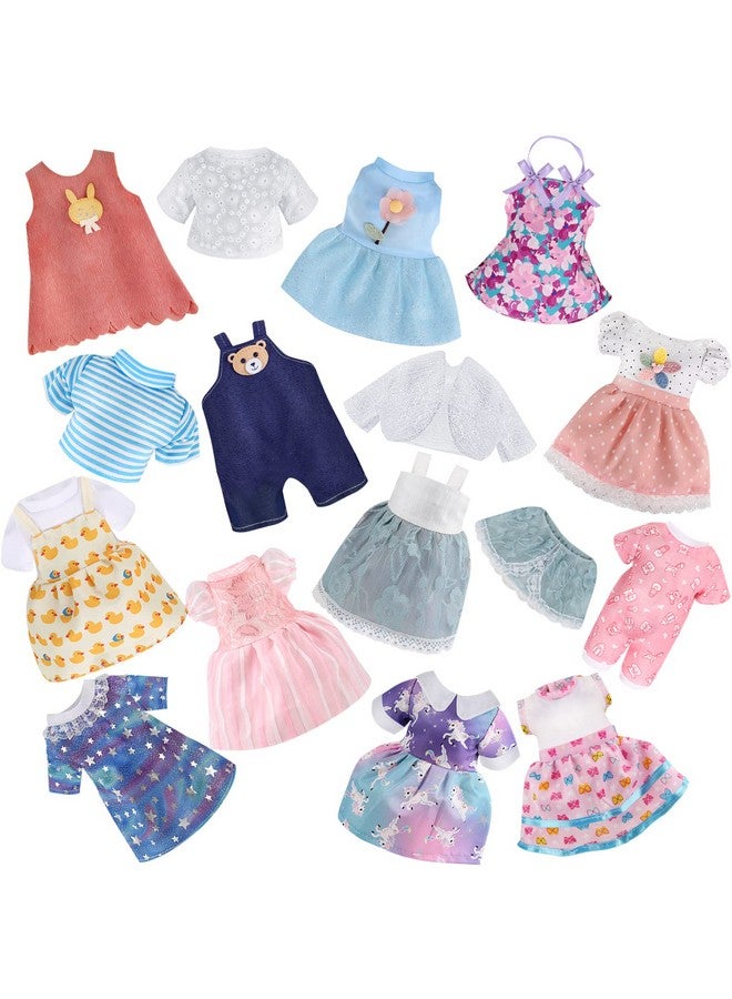 Digabi Girl Doll Clothes And Accessories 12 Sets Doll Clothes For 12 Inch Dolls Alivebaby Doll Clothes Dress Pajamas Swimsuits Lovely Baby Doll Outfits Accessories For Christmas Birthday For Little Girl - Image 1
