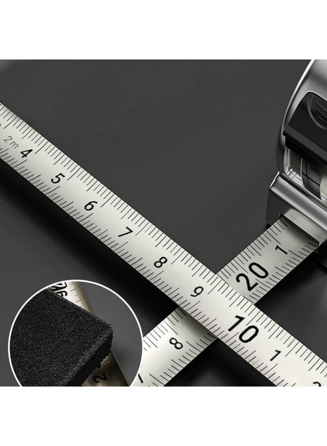 شريط قياس متري من الفولاذ المقاوم للصدأ مقاس 78.74 بوصة، مسطرة قابلة للسحب مقاومة للماء والصدأ بتصميم مجوف لسهولة التنظيف والحمل في الجيب (ذهبي) - Image 4