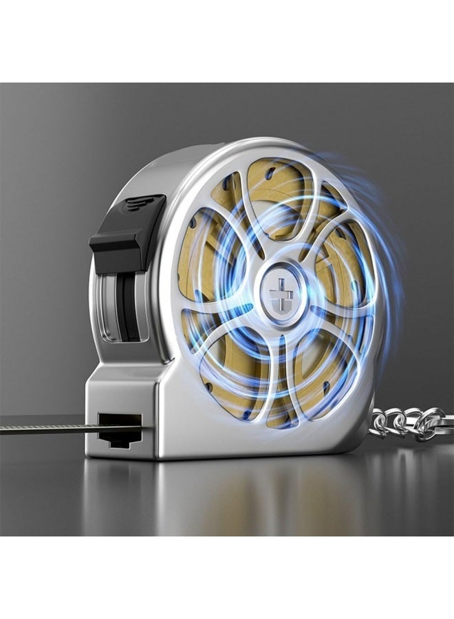 شريط قياس متري من الفولاذ المقاوم للصدأ مقاس 78.74 بوصة، مسطرة قابلة للسحب مقاومة للماء والصدأ بتصميم مجوف لسهولة التنظيف والحمل في الجيب (ذهبي) - Image 2