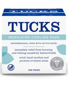 Tucks Medicated Cooling Pads, 100 Pads  - Image 1