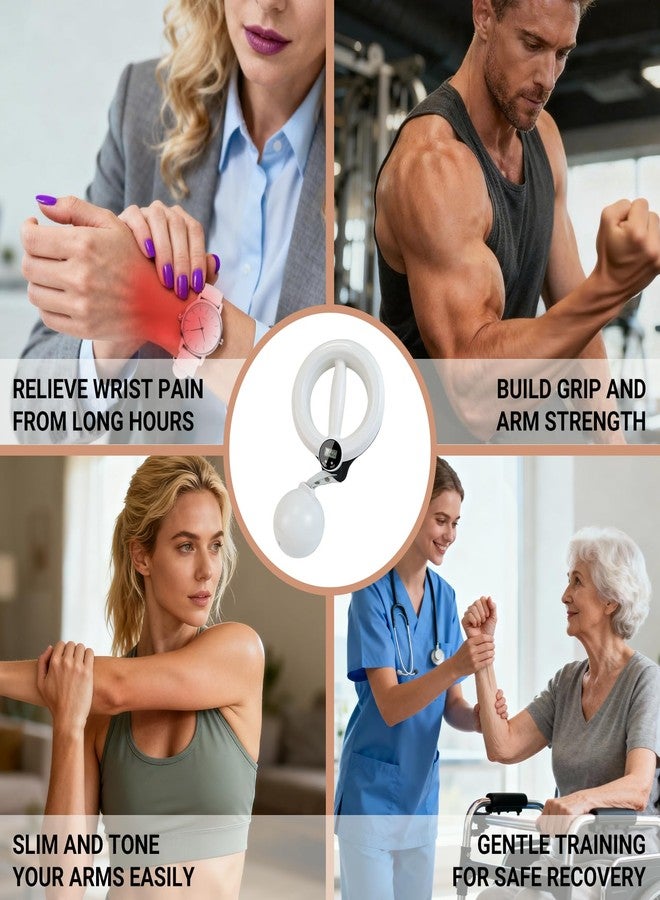 Ann Katy 360° Hand-Crank Forearm Trainer for Women & Men - Arm, Wrist,Shoulder & Chest Workout Equipment for Home Gym,Strength Training & Fitness Exercise - Image 4