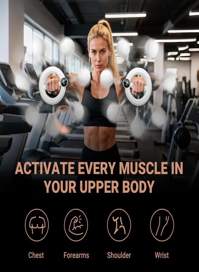 Ann Katy 360° Hand-Crank Forearm Trainer for Women & Men - Arm, Wrist,Shoulder & Chest Workout Equipment for Home Gym,Strength Training & Fitness Exercise - Image 2
