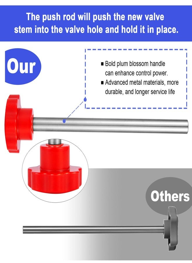 Richcat Quick Change Tire Valve Tool Kit,Tire Valve Stem Core Quickly Replacement Tool Kit,Perfect Tool for Replacing Leaky Valves in Cars,ATVs,Trucks,Motorcycles, etc.with TR413/414 Valve,4-Way Valve Tool - Image 5