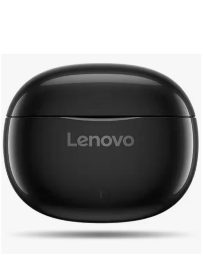 Lenovo E310 True Wireless Stereo Earbuds, Bluetooth 5.3, 13mm Drivers, AI Call Noise Reduction, 20 Hours Playtime, USB-C Charging, Lightweight - Black , with 1-Year Replacement Warranty Black - Image 2