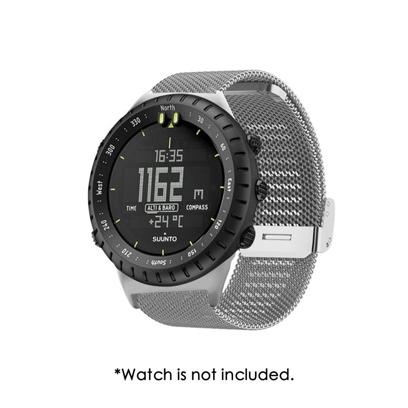 Smartwatch: Adjustable Strap - Vibrant Silver Watch Band for Personalized Comfortable Fit, Daily Wear - Image 3