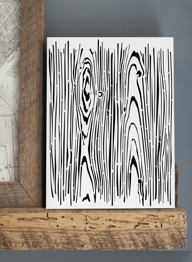 Designer Stencils Faux Wood Grain Stencil (10 mil Plastic) | Decor Stencils for Painting on Wood, Wall, Tile, Canvas, Paper, Fabric, Furniture and Floor | Reusable Stencil | FS024 by Designer Stencils - Image 3