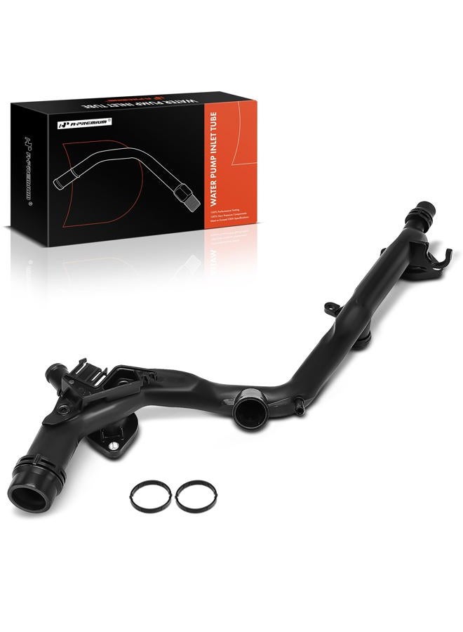 A-Premium Engine Water Coolant Hose Pipe Compatible with Audi A6 Quattro A7 Quattro 2012-2015, S4 2013-2015, S5 2013-2017, SQ5 2014-2017 & Volkswagen Touareg 2011-2015, 3.0L - Image 1