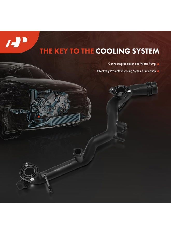 A-Premium Engine Water Coolant Hose Pipe Compatible with Audi A6 Quattro A7 Quattro 2012-2015, S4 2013-2015, S5 2013-2017, SQ5 2014-2017 & Volkswagen Touareg 2011-2015, 3.0L - Image 3