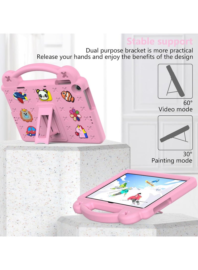 VKL Case Compatible with Honor Pad X8 10.1" 2022 /Honor Pad X8 Lite/Huawei MatePad SE 10.1" 2022/MatePad T10s 10.1"/MatePad T10 9.7"/Enjoy Tablet 2 10.1", Handle/Shoulder Strap/Stand,Pink - Image 4