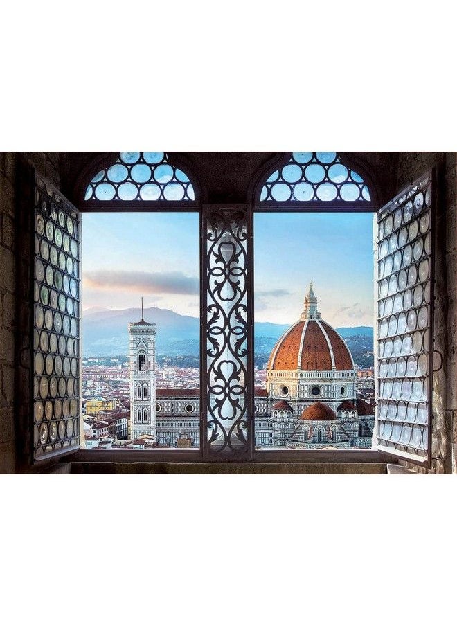 Views Of Florence 1000 Piece Jigsaw Puzzle Puzzle Glue Included Completed Image Measures 26.8" X 18.9" Ages 14+ (18460)