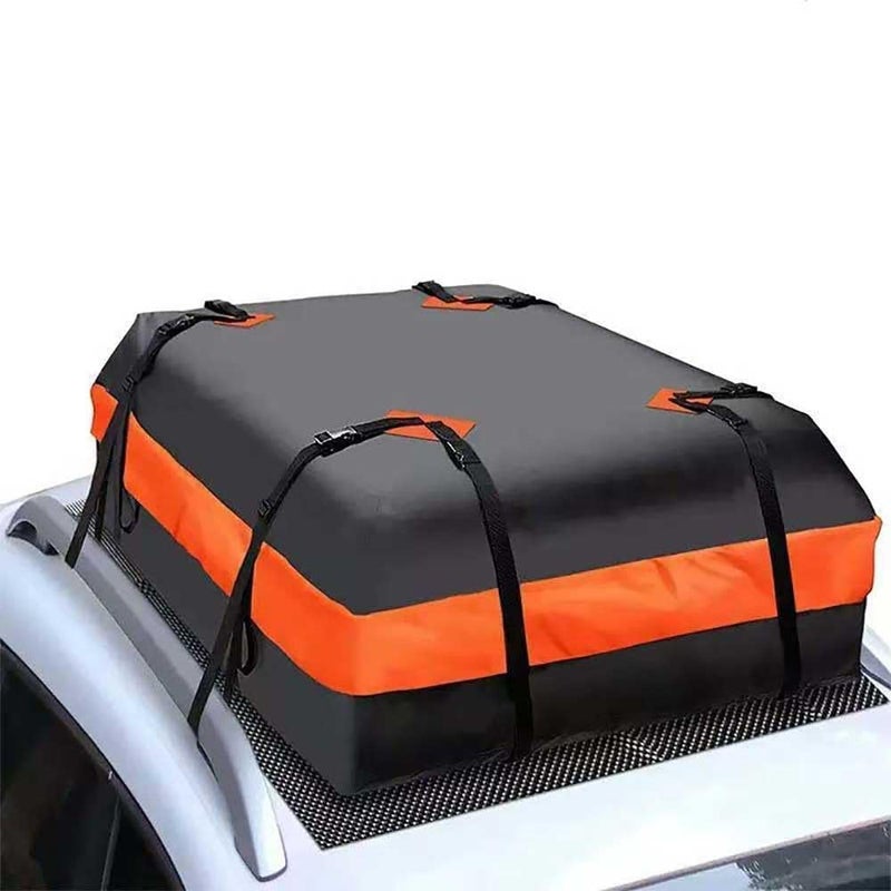 Car Rooftop Cargo Carrier Bag for Fiat Linea 323 2007-2018,Waterproof Anti-Tear Rooftop Bag car top Cargo Bag with Door Hooks and Non-Slip Mat - Image 1