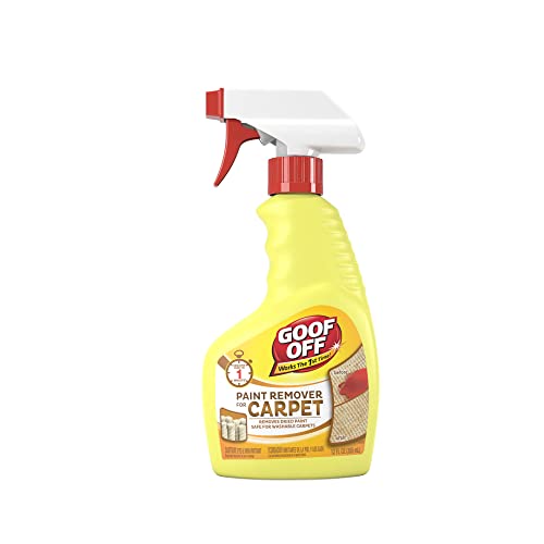 Goof Off FG910 Paint Remover Carpet Cleaner Solution –, 12 oz. Spray - Image 1