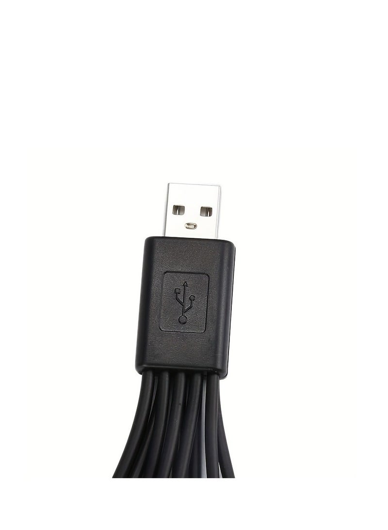 Universal USB To Multi Plug Cell Phone Charger Cable 10 To 1 USB Cable For Samsung/Xiaomi/Google/OPPO/Vivo Charger Cable  - Image 3