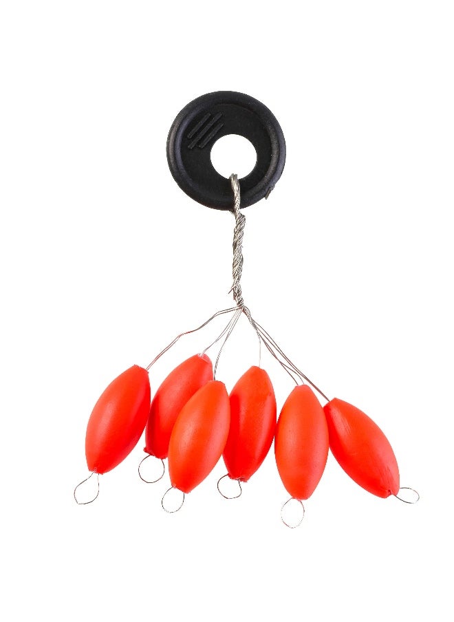 Caperlan Caperlan BY DECATHLON,Fishing Surfcasting Floating Beads Oval 15 Mm Red  - Image 2