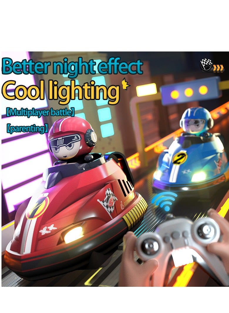 Two person remote control battle collision car parent-child interaction go kart drift catapult children's toy, dynamic music, and cool lighting. Come and have a happy game with your child - Image 4