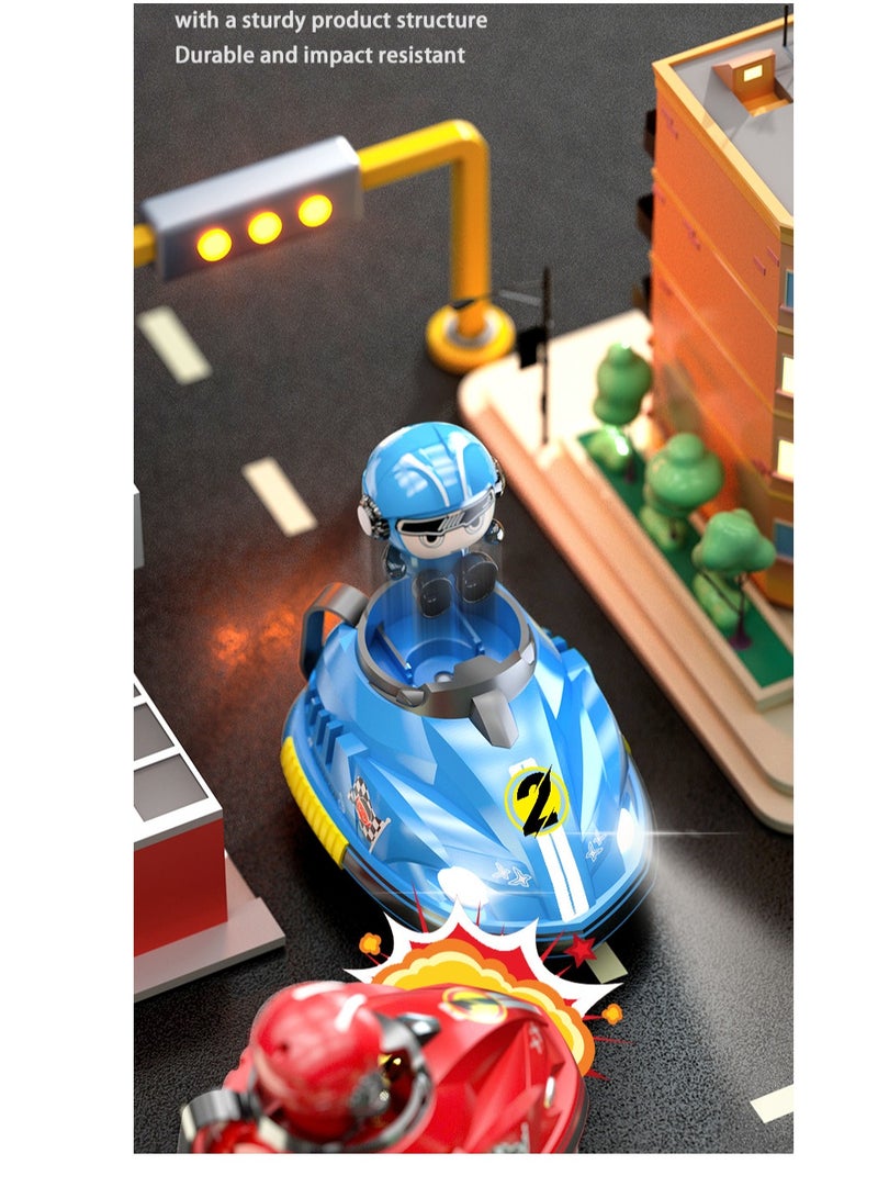 Two person remote control battle collision car parent-child interaction go kart drift catapult children's toy, dynamic music, and cool lighting. Come and have a happy game with your child - Image 5