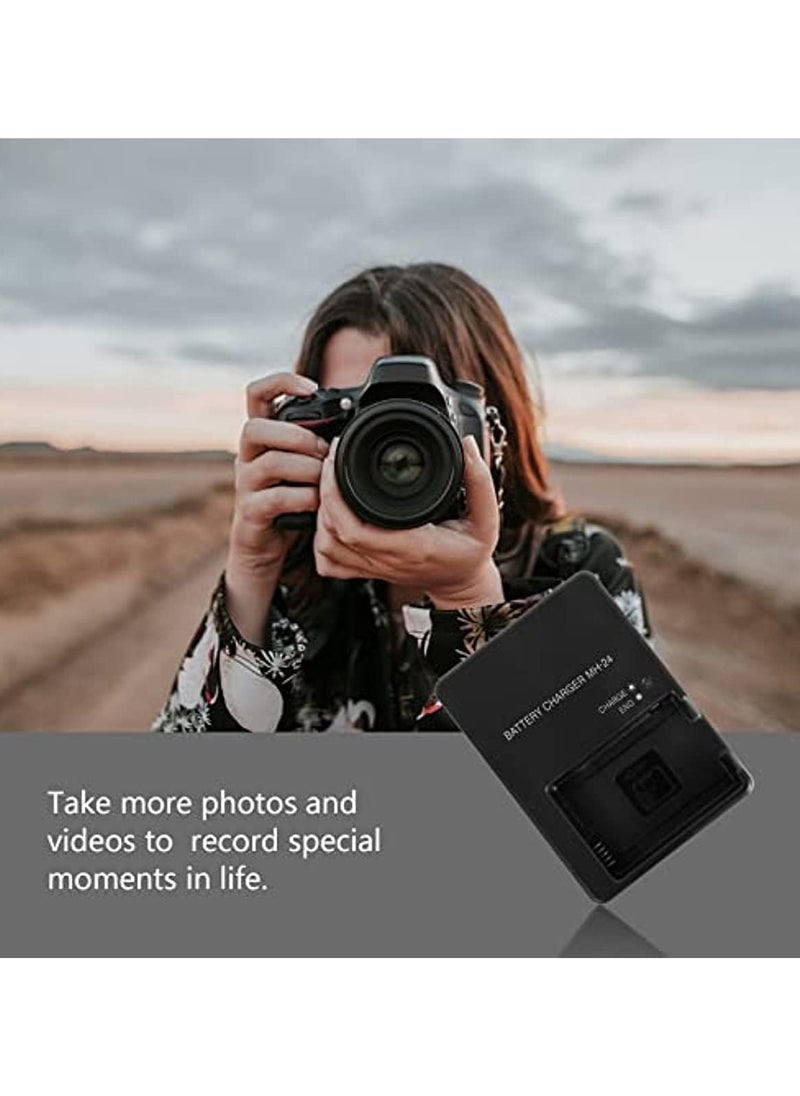 LumsAura - EN-EL14 Battery Charger for Nikon P7100 P7000 D5100 D5200 D5300 D5500 D5600 Df D3100 D3200 D3300 Camera - Image 1